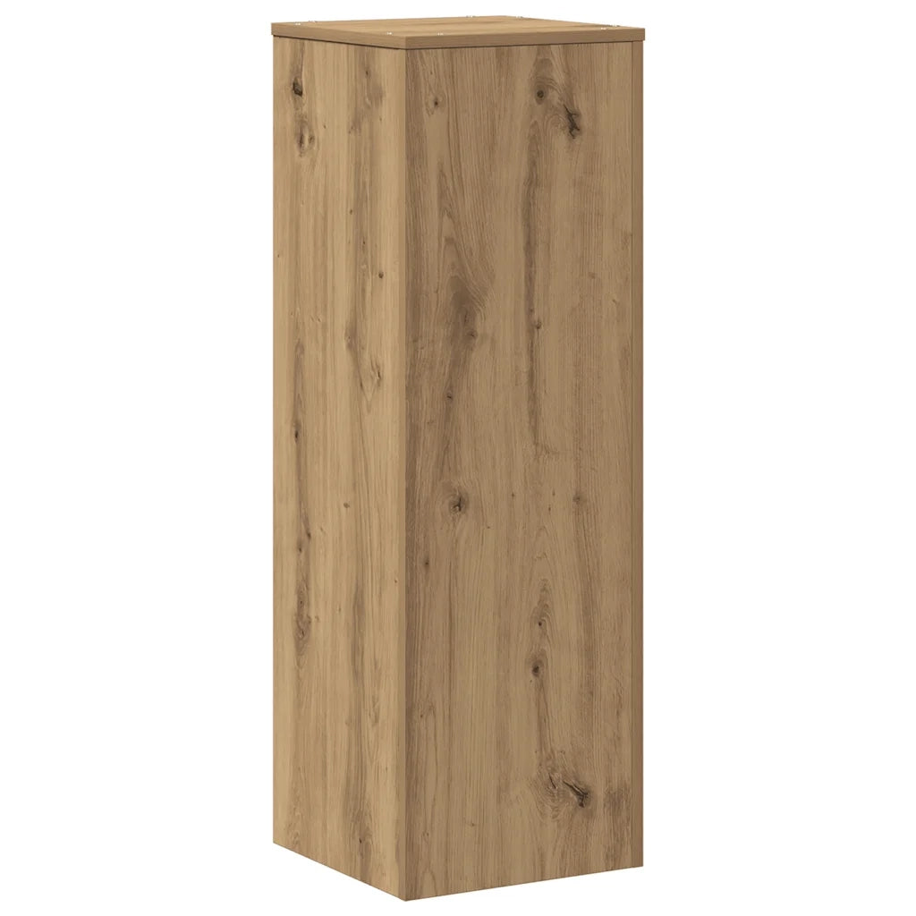 Supporto per Piante Rovere Artigianale 33x33x100 cm Truciolato 852959