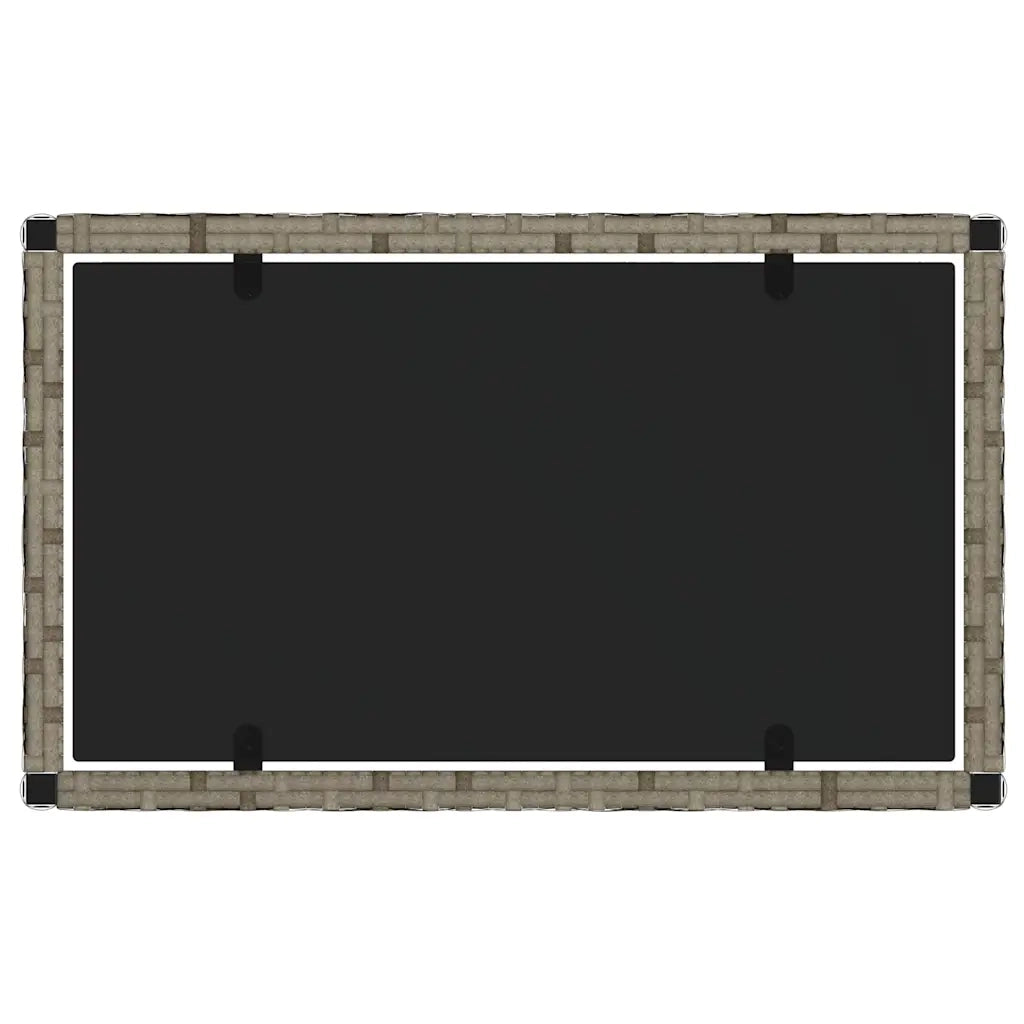 Set Divani da Giardino 4 pz | Set Salotto da Giardino con Cuscini in Polyrattan Grigio