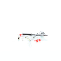 Aerografo doppia azione mod.130T, serbatoio 7 ml, ugelli 0,2, 0,3 e 0,5 mm, Aeropenna per aerografia