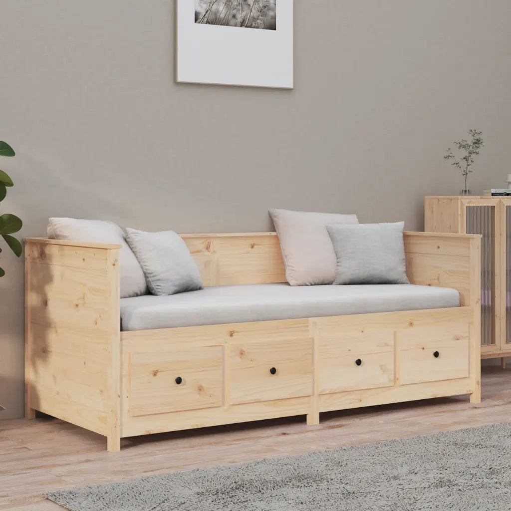 Dormeuse senza Materasso 75x190 cm in Legno Massello di Pino 820916