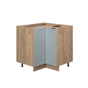 Vicco Mobile ad angolo cucina Blu-grigio chiaro 80.5 cm senza piano di lavoro