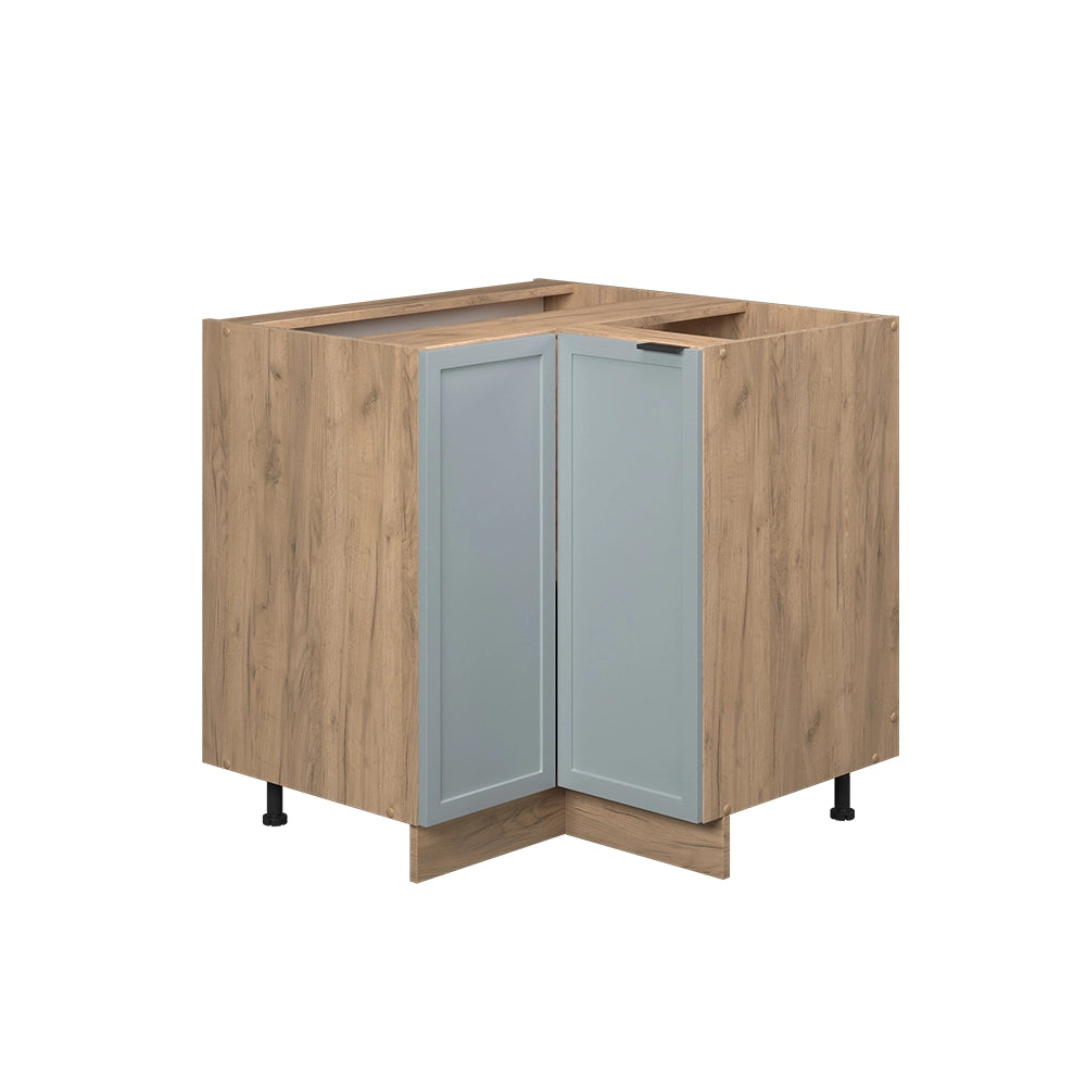 Vicco Mobile ad angolo cucina Blu-grigio chiaro 80.5 cm senza piano di lavoro