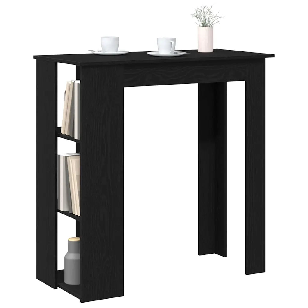 Tavolo da bar Rovere Nero 102 x 50 x 103,5 cm Legno multistrato 862706