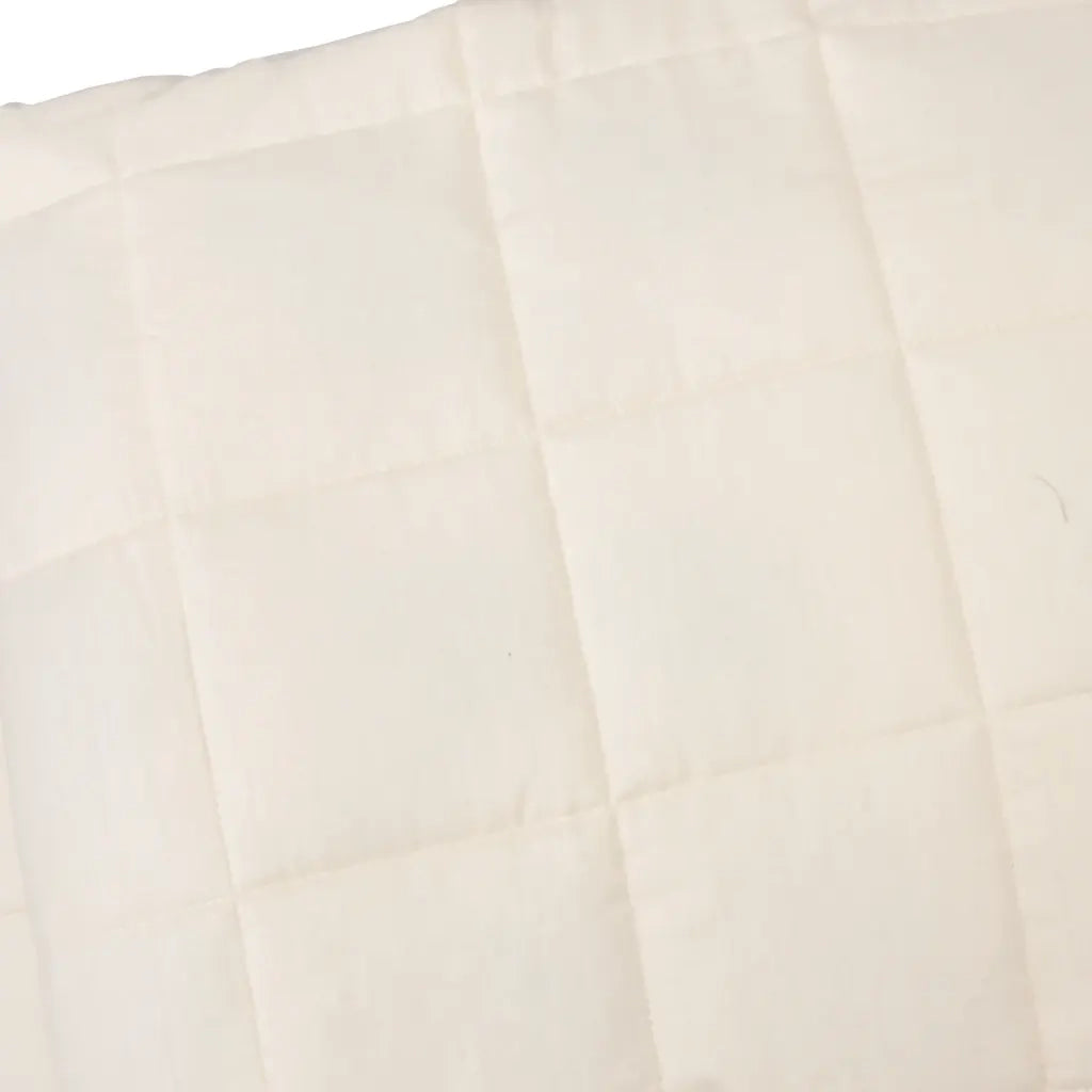 Coperta Ponderata Crema Chiaro 200x220 cm 9 kg Tessuto cod mxl 77734