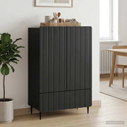 Credenza Nero 66 x 34,5 x 97 cm Legno ingegnerizzato 894436
