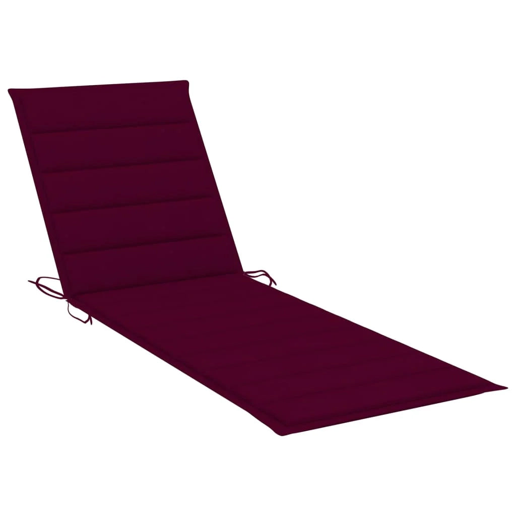 Lettino prendisole sedia a sdraio lettino prendisole letto da giardino mobili da giardino mobili da esterno pieghevoli con cuscino legno massello di acacia 02_0012843