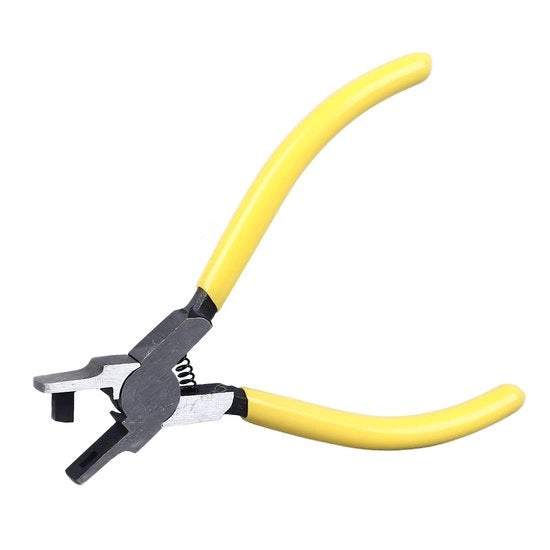 Cinturino orologio Perforatore - Perforatore adattabile Slot 4x2mm - Adatto per Pelle/Nylon/Gomma - Acciaio di Carbonio Duraturo - Risultati Professionali