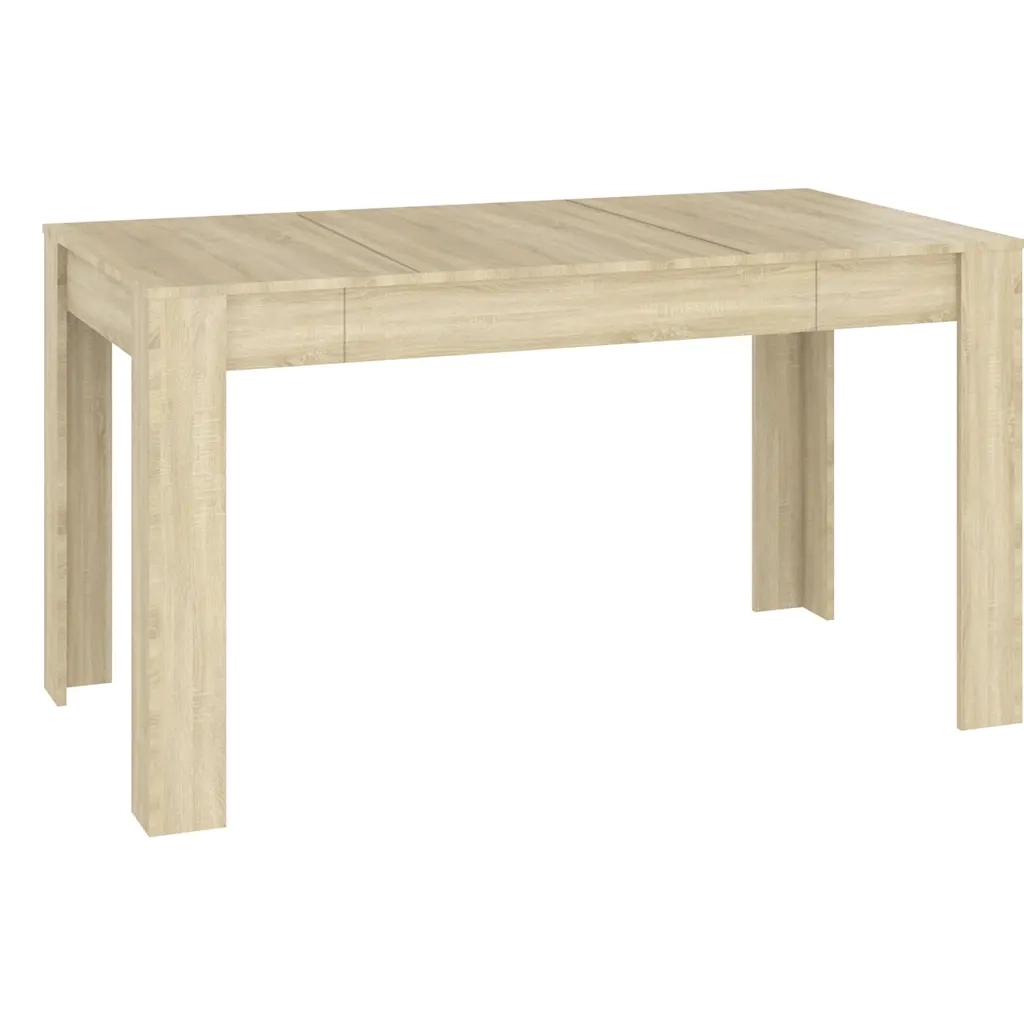 Tavolo da Pranzo | Tavolo da cucina Rovere Sonoma 140x74,5x76 cm Legno Multistrato