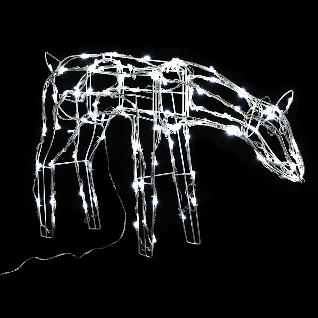 Decorazioni di Natale a Forma di Renne 3 pz 229 LED-Luci decorative natalizie 790575