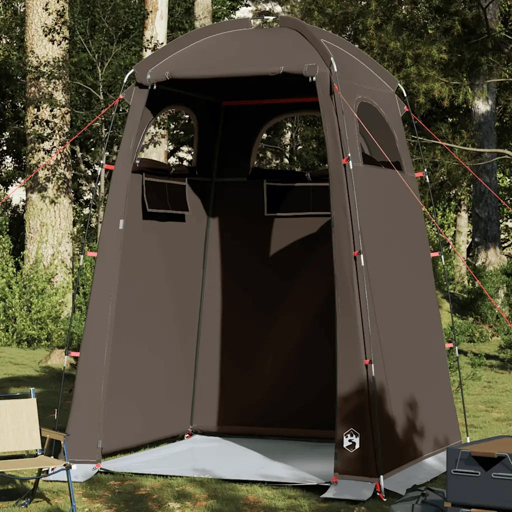 Tenda da Doccia Marrone Impermeabile 4009477