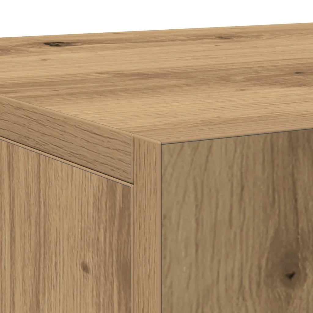 Credenza | Madia | Buffet da pranzo | Armadio da pranzo Rovere artigianale 90 x 34 x 80 cm Legno multistrato