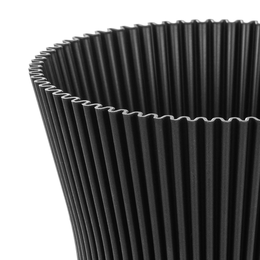 Vaso da fiori KADAX 15 cm, copertura per piante, vaso da fiori in plastica nera