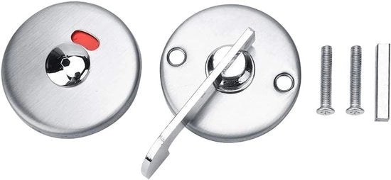 Indicatore di Presenza di Chiusura a Chiave per Battente di Sicurezza 1 Set per Bagno WC Toilette Pubblica
