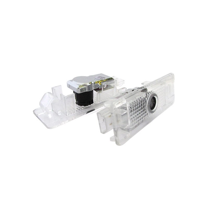 Kit Luci Led Logo Proiettori Auto Portiere BMW E53 X5 E39 Senza Modifica
