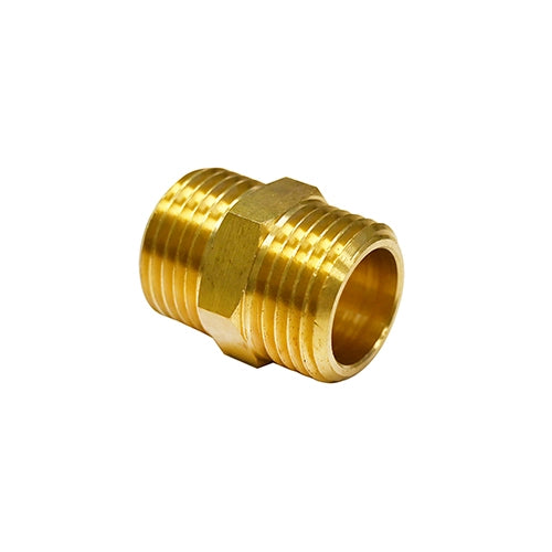 NIPPLE IN OTTONE PER TUBI GAS E ACQUA- 1/2- ATON- pezzi 1