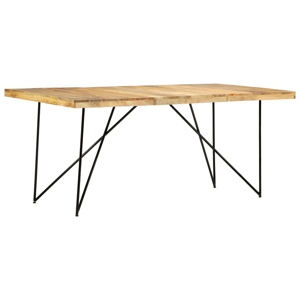 Tavolo da Pranzo | Tavolo da cucina 180x90x76 cm in Legno Massello di Mango