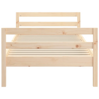 Giroletto senza Materasso 90x200 cm in Legno Massello di Pino