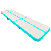 Tappetino Ginnastica Gonfiabile e Pompa 700x100x20cm PVC Verde 92690