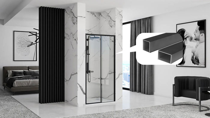 Profilo D'allargamento Per Cabine Doccia Solar Fargo Rapid Black