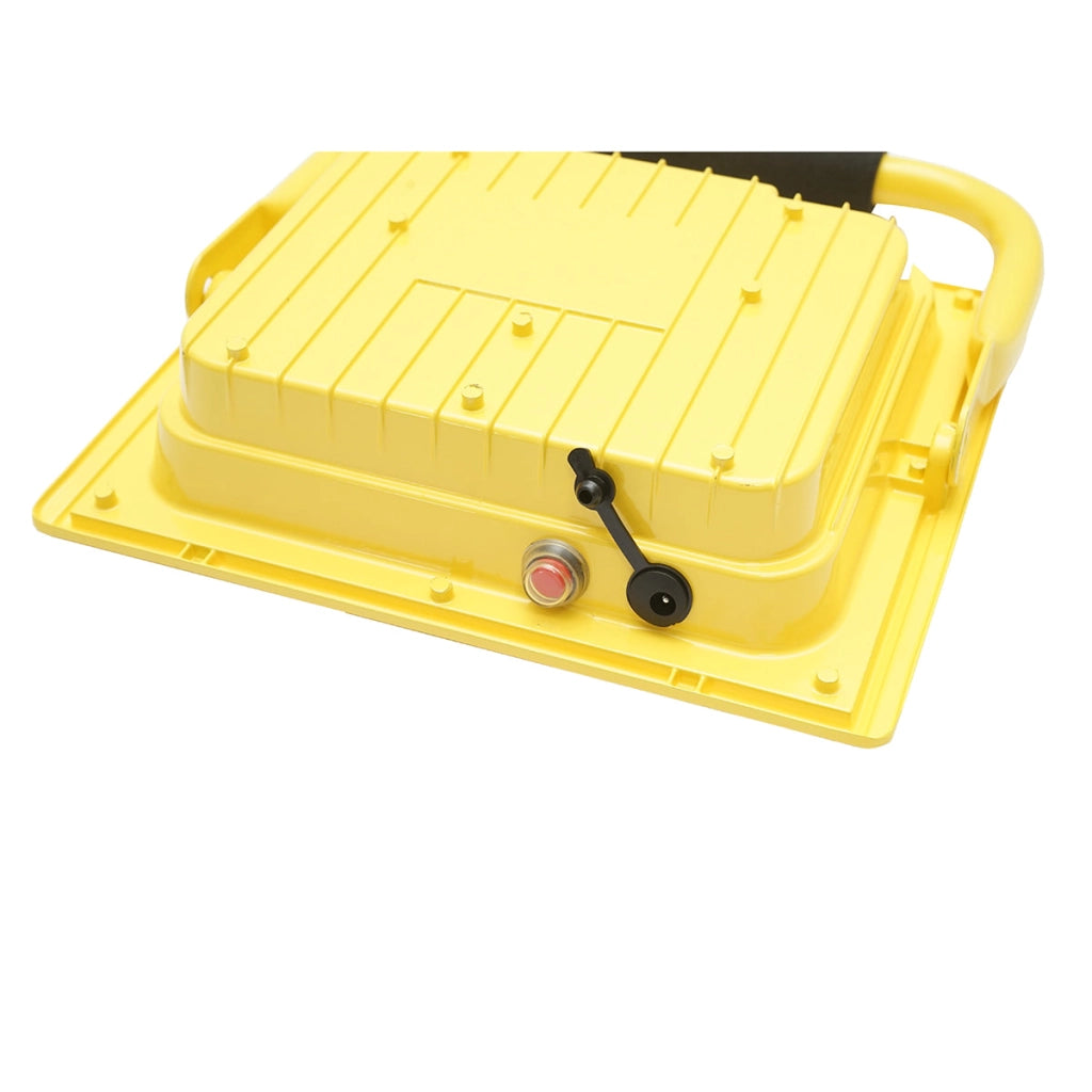 Lampada da lavoro portatile a LED 40W, 8000K con batteria LifePO4, telecomando 2x6000mAh e supporto IP67