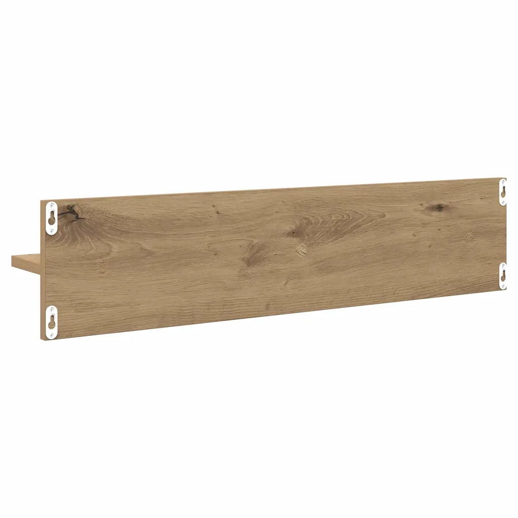 Scaffali da parete 4 pcs Rovere artigianale 80 x 11,5 x 18 cm