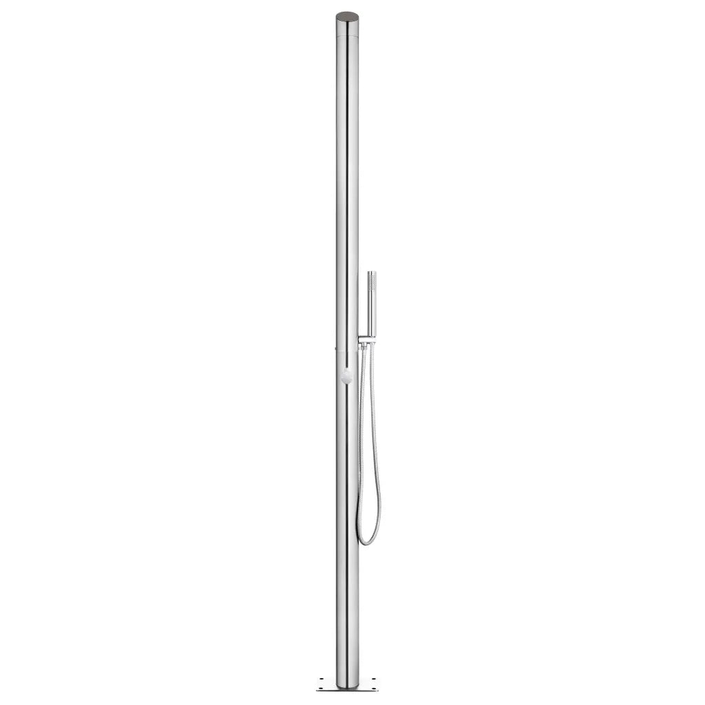 Doccia da Giardino 220 cm in Acciaio Inossidabile CFW7685109