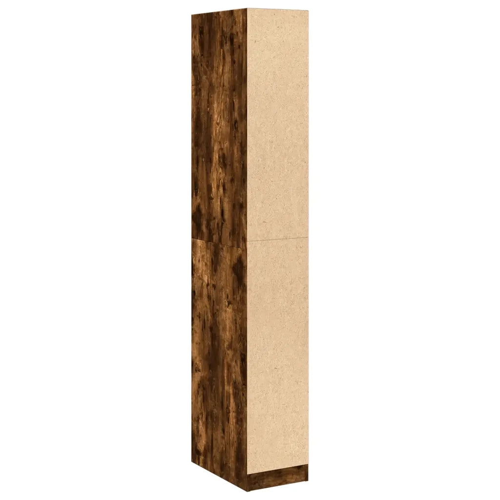 Armadio Rovere Fumo 30x50x200 cm in Legno Multistrato CFW9217761