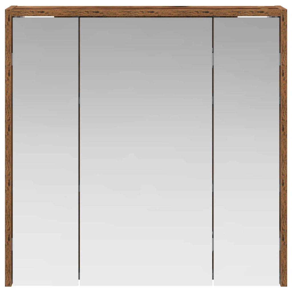 Mobiletto per specchio da bagno Legno vecchio