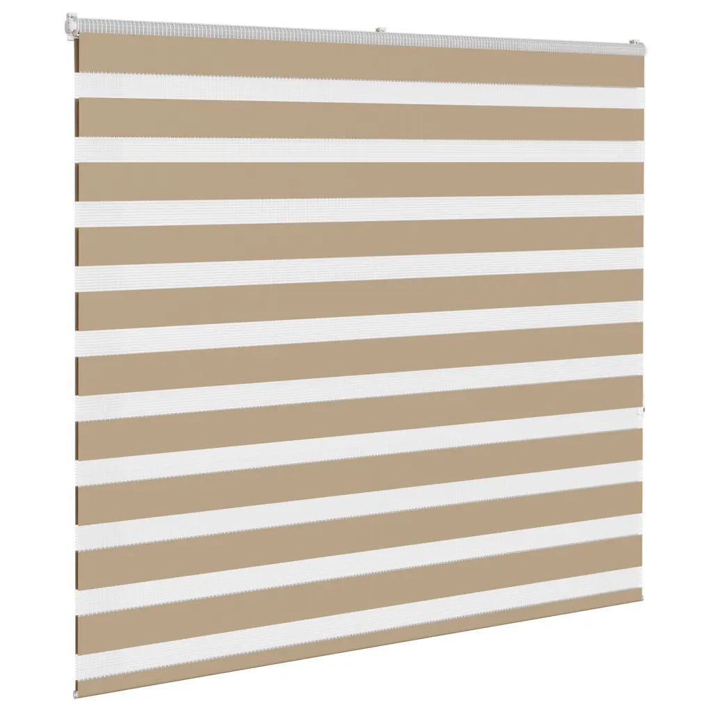 vidaXL Tenda a Rullo Zebra Larghezza Tessuto 150,9 cm Poliestere