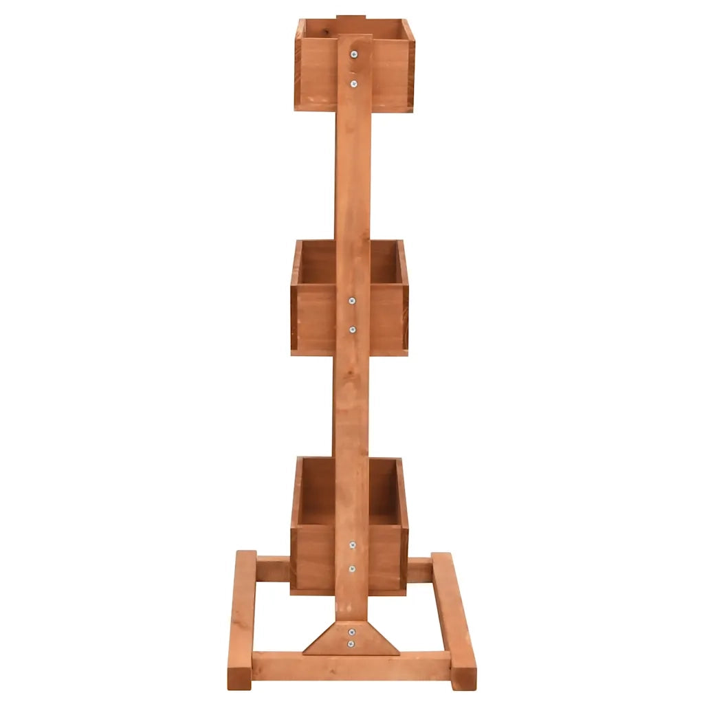 Fioriera-Vaso-Contenitore per Piante 52x30x78 cm in Legno di Abete