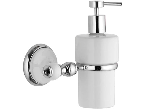 Dispenser in ceramica bianco - serie epoca