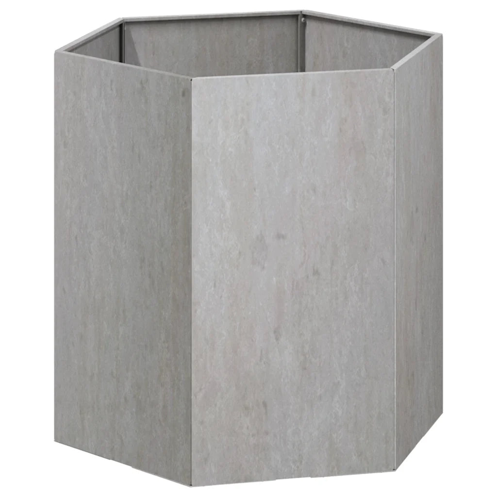 Fioriera Ruggine 40x40x45 cm Acciaio Corten 823674