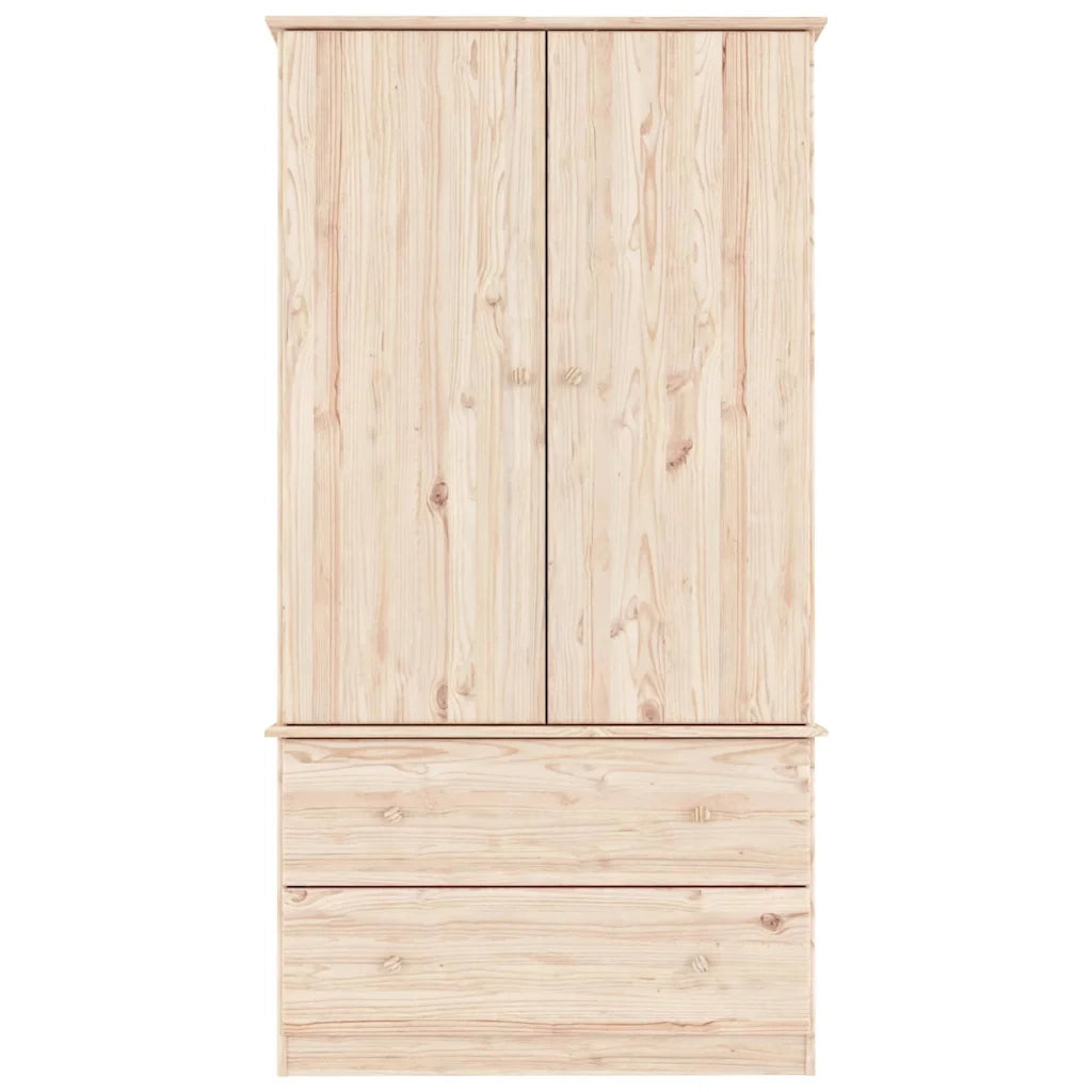 Armadio ALTA 90x55x170 cm in Legno Massello di Pino 353929