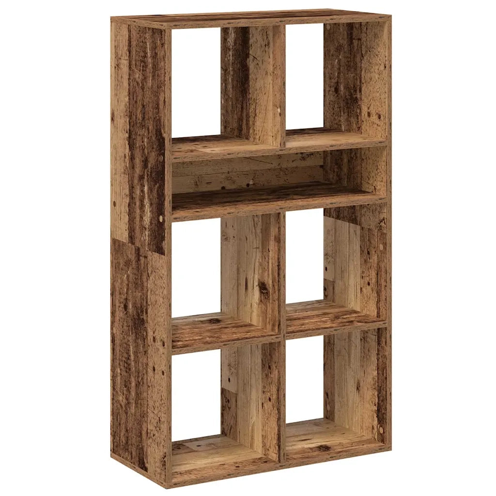 Libreria Legno Antico 66x31x112 cm in Legno Multistrato