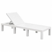 LETTINO SDRAIO PRENDISOLE IN RESINA HAITI BIANCO 195 X 65 X H78 CM
