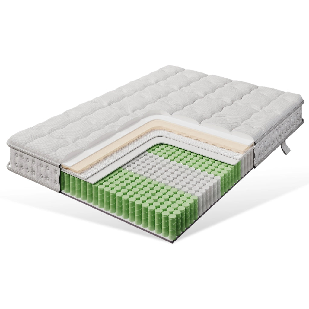 Materasso a molle insacchettate 7 zone bianco 140x200 cm