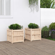 Fioriere da Giardino 2 pz in Legno Massello di Pinocod mxl 84735