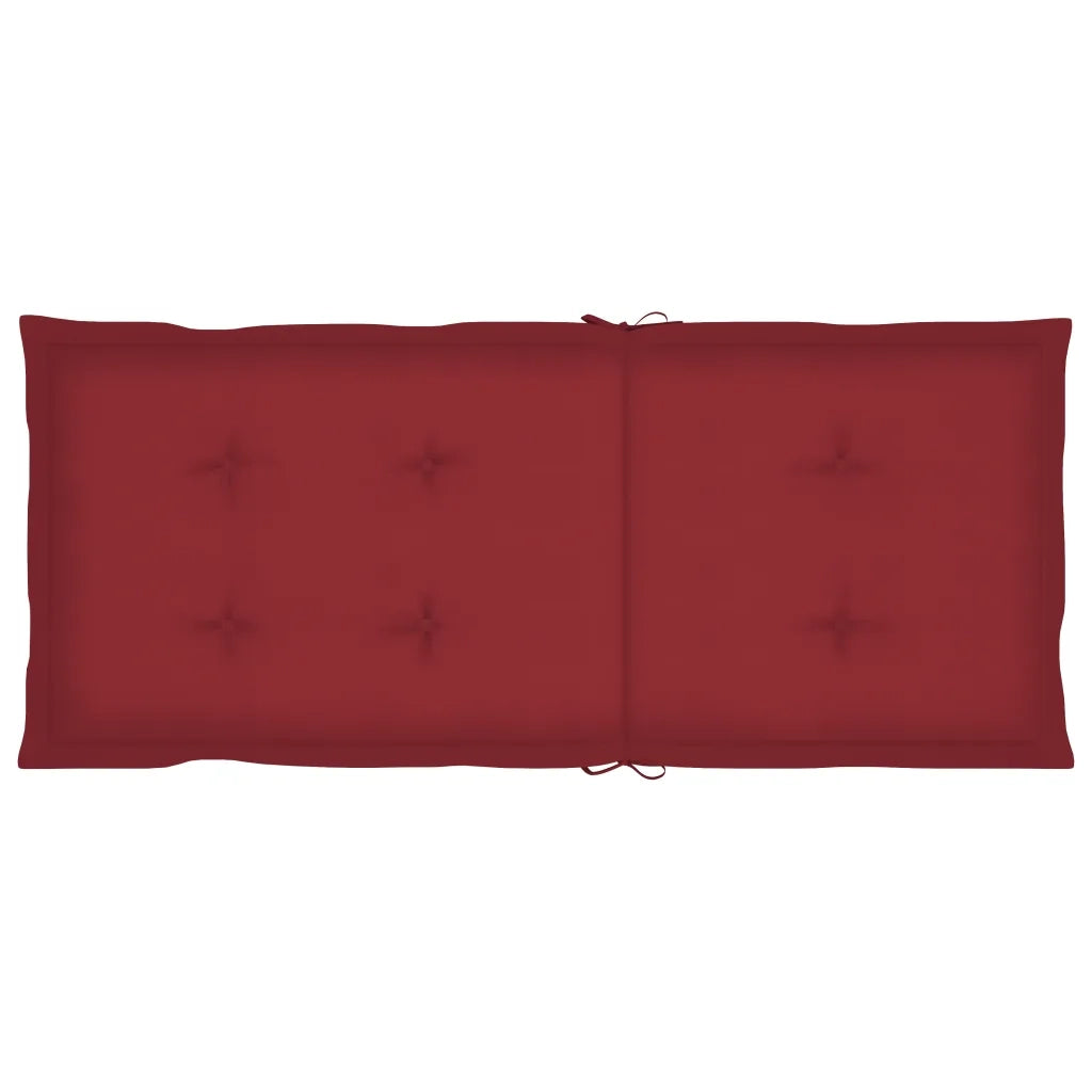 Sedia a Dondolo con Cuscini Grigia in Legno Massello di Acacia cod mxl 68144