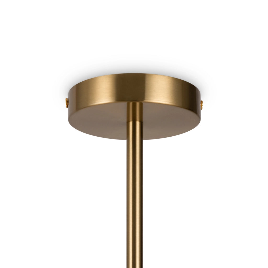Maytoni Lampadario moderno Marble 6 luci E27 ottone metallo vetro
