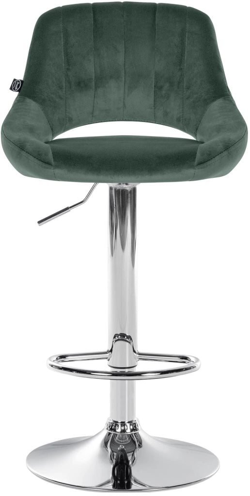 Set di 2 sgabelli da bar Milet velluto C 5