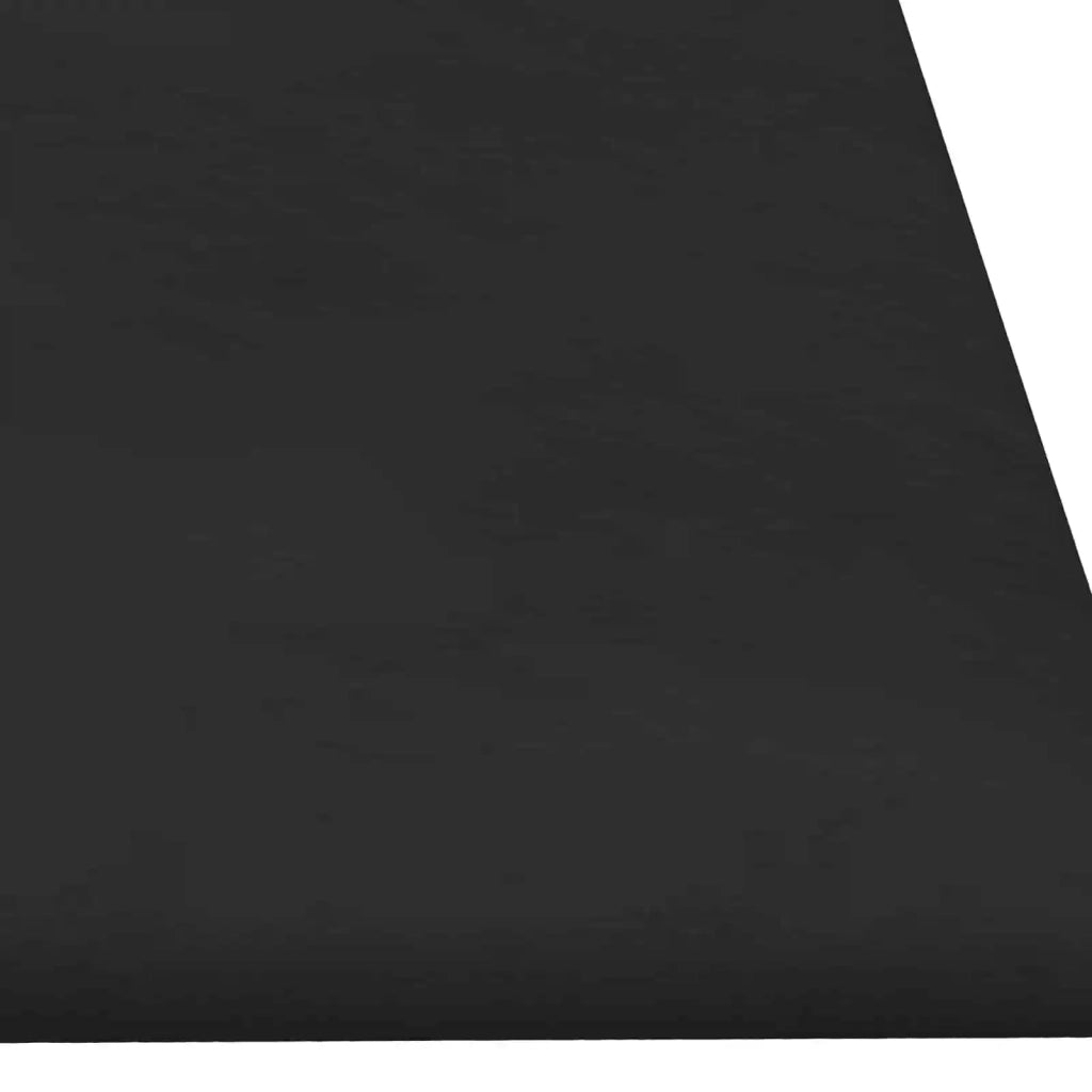 Testiera da Parete 12 pcs Nero 90 x 30 cm Velluto 42020547