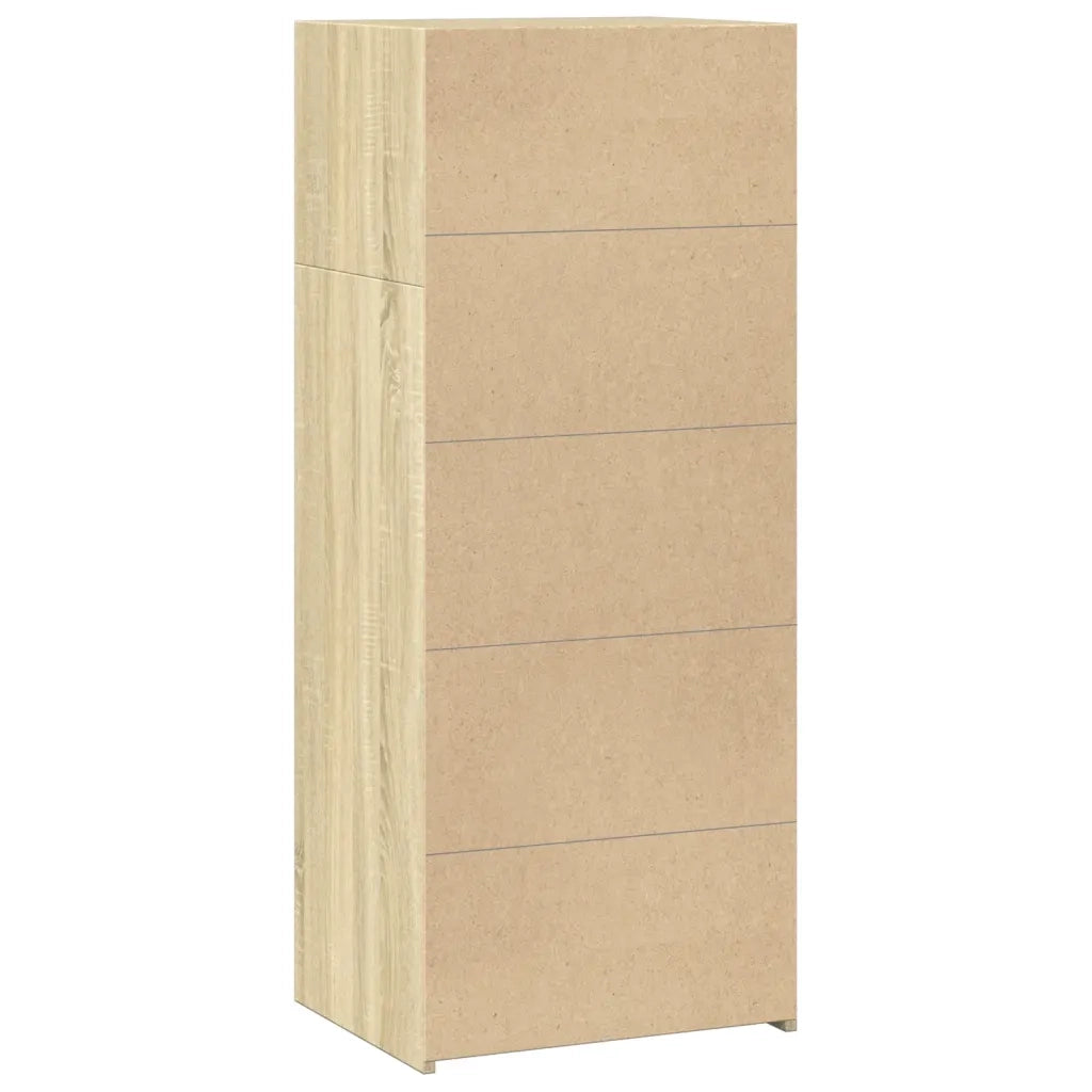 Credenza Rovere Sonoma 50x41x124 cm in Legno Multistrato 846399