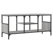 Mobile TV | Armadietto TV | Mobile Porta TV Grigio Sonoma 100x35x45 cm Legno Multistrato e Ferro