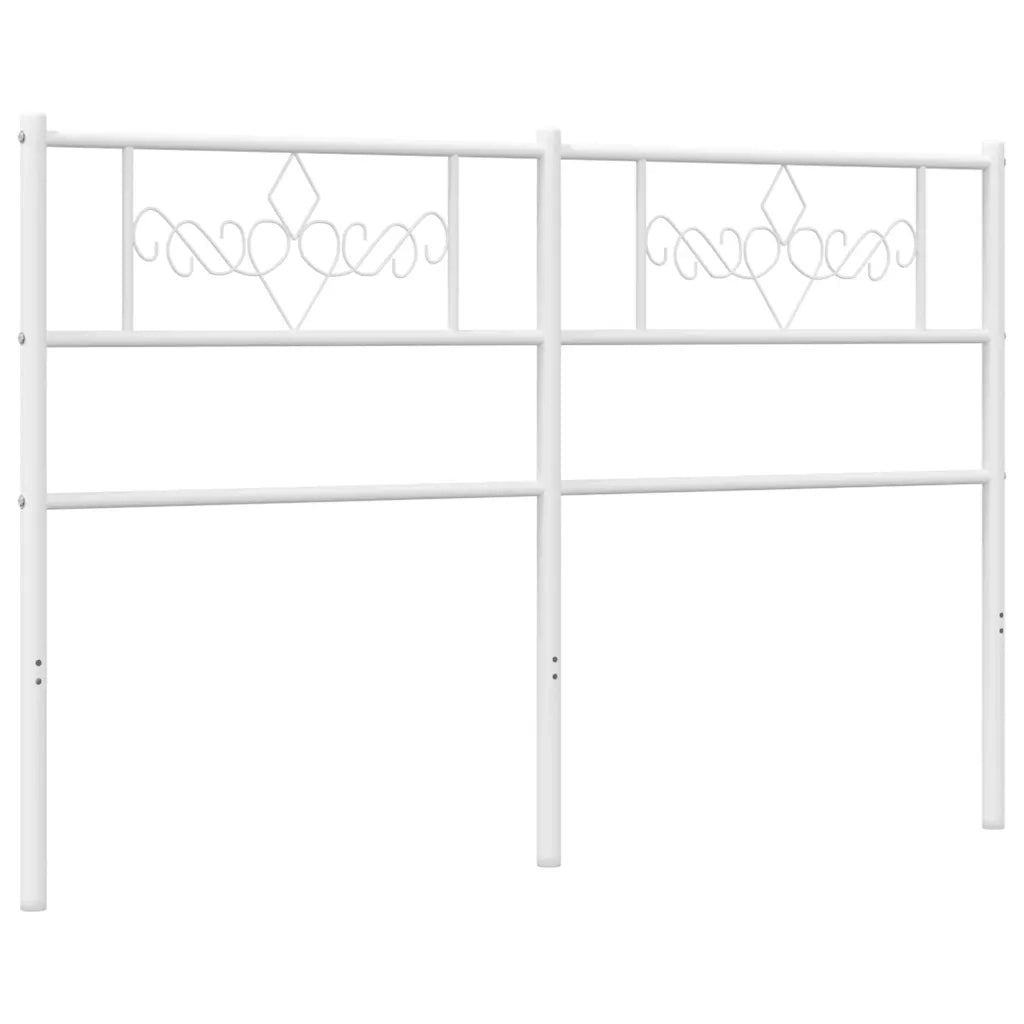 Testiera in Metallo-Testiera in Ferro-Testata Bianco 120 cm 650647