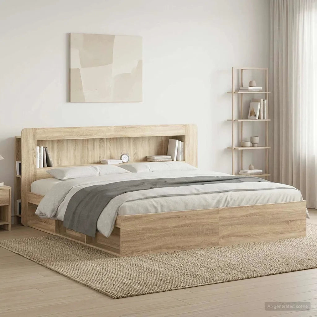 Testata del letto Rovere Sonoma Legno ingegnerizzato 8001293