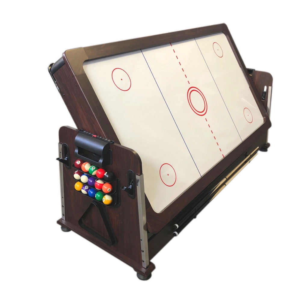 Tavolo da biliardo 7 piedi Multi-gioco verde Air Hockey + Ping pong – Mattew con panche