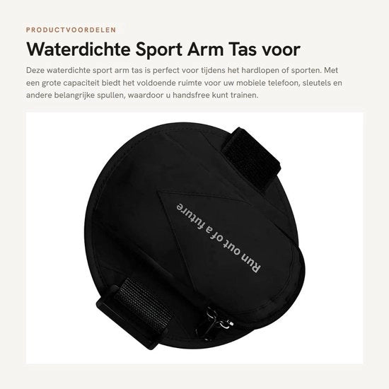 Borsa Sport per Braccio - Impermeabile - Grande Capacità - Resista al Sudore - Leggera - Design Flessibile - Borsa per Braccio