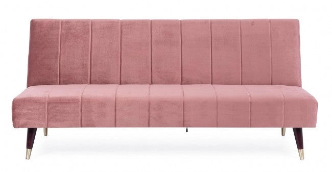 Divano Letto 3 Posti 180x88x82 cm Alma in Velluto