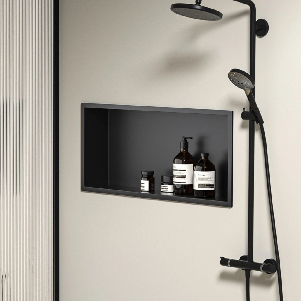 Mensola Bagno 30x60 Black Matt