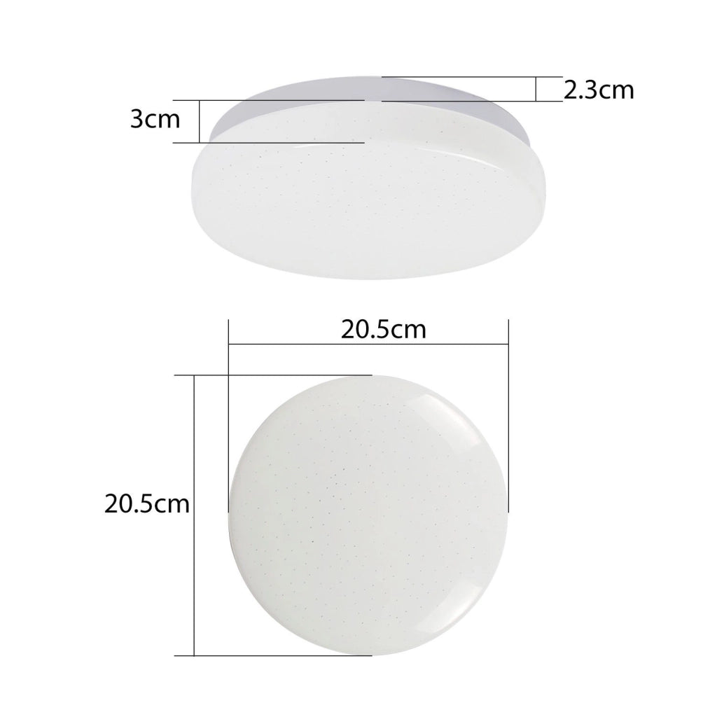 ZMH Lampada da soffitto LED piccola forma stella moderna per camera letto
